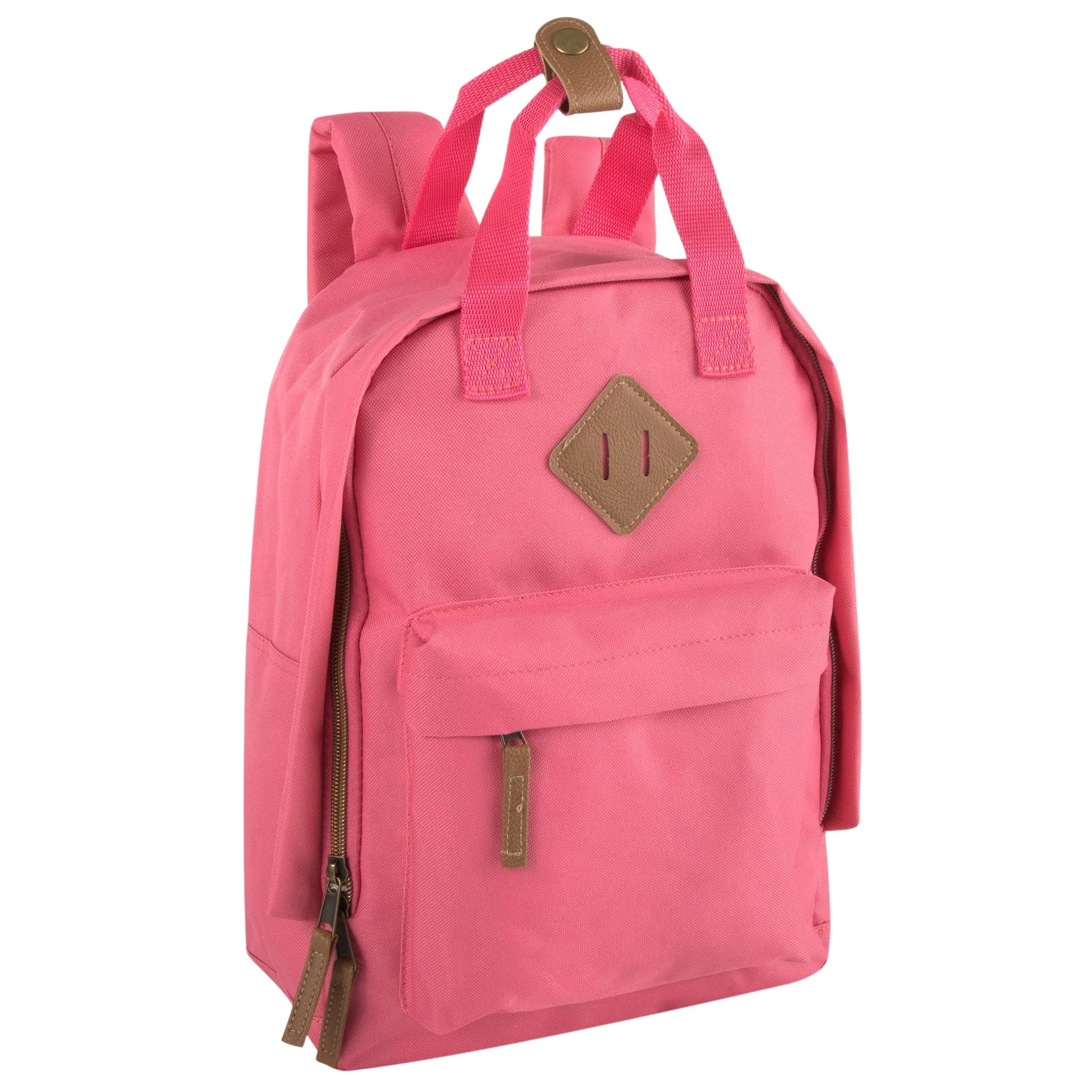 12-Inch Squared Mini Backpack with Twin Handle - 8 Colors