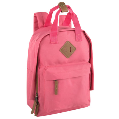 12-Inch Squared Mini Backpack with Twin Handle - 8 Colors