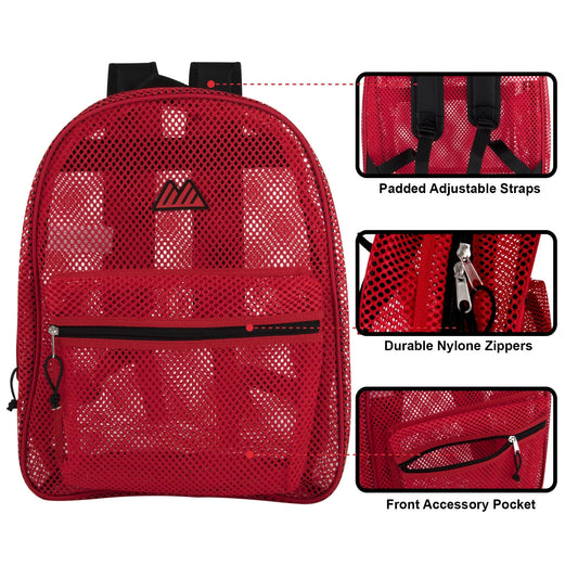 17 Inch Trailmaker Premium Mesh Backpack