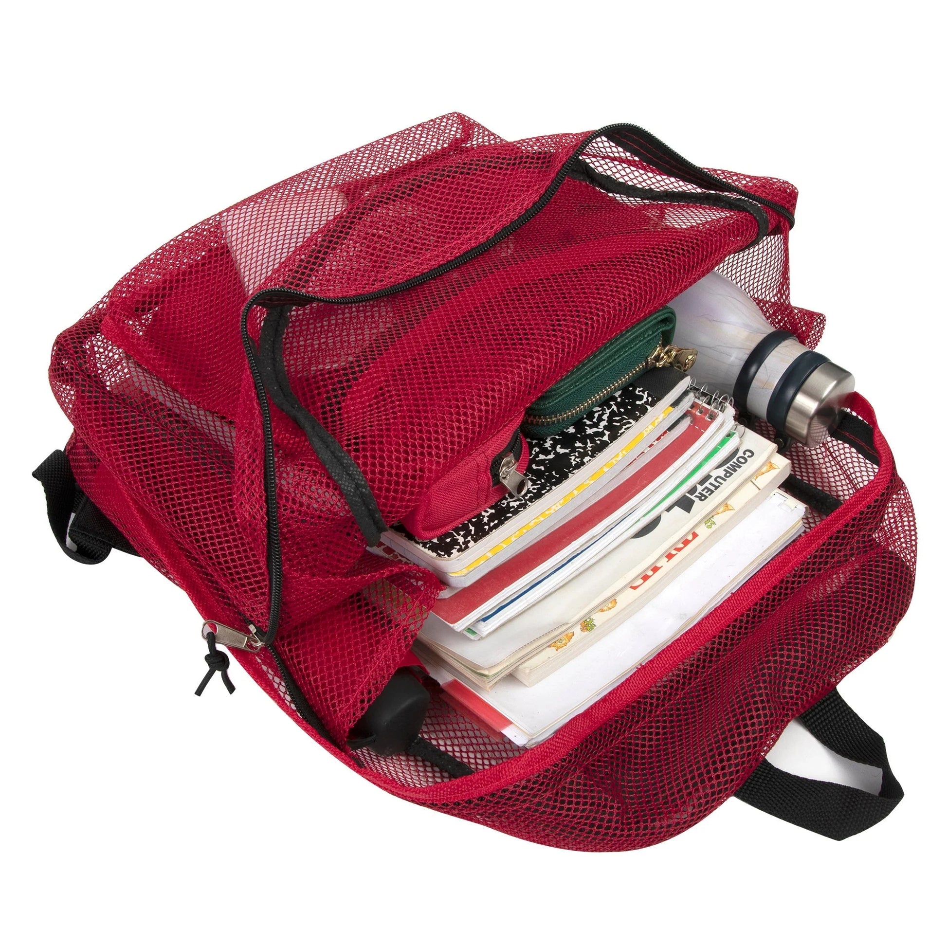 17 Inch Premium Mesh Backpack - 5 Colors