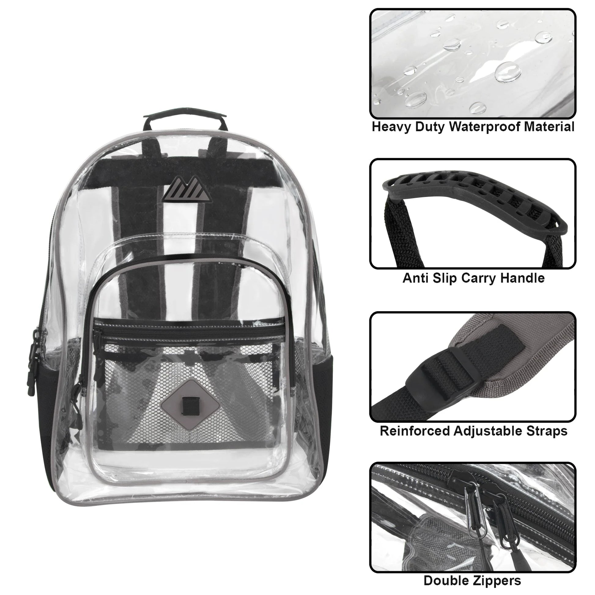 18-Inch Summit Ridge Clear Backpack