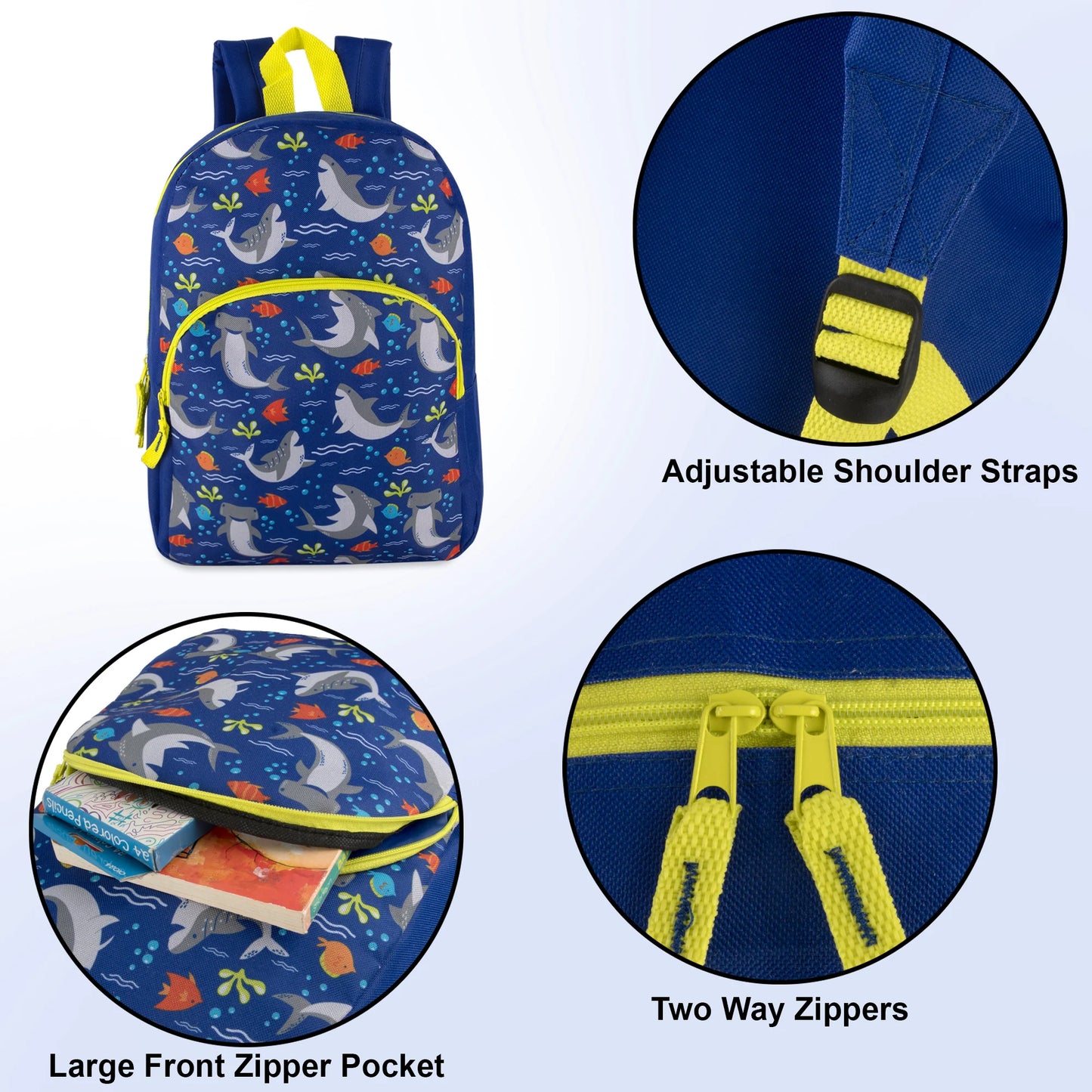 15-Inch Character Backpacks