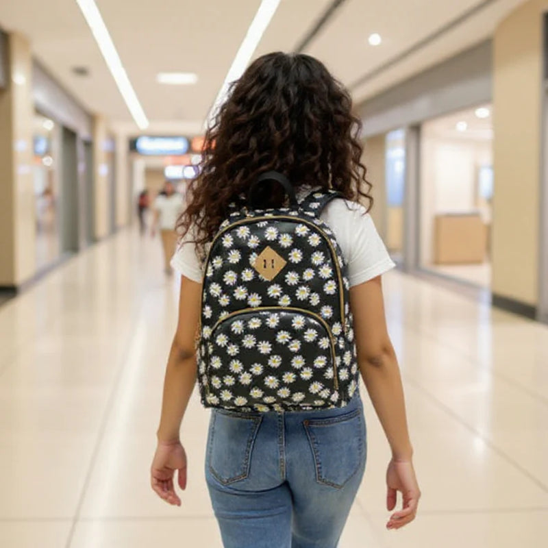 17-Inch Printed Vinyl Backpack