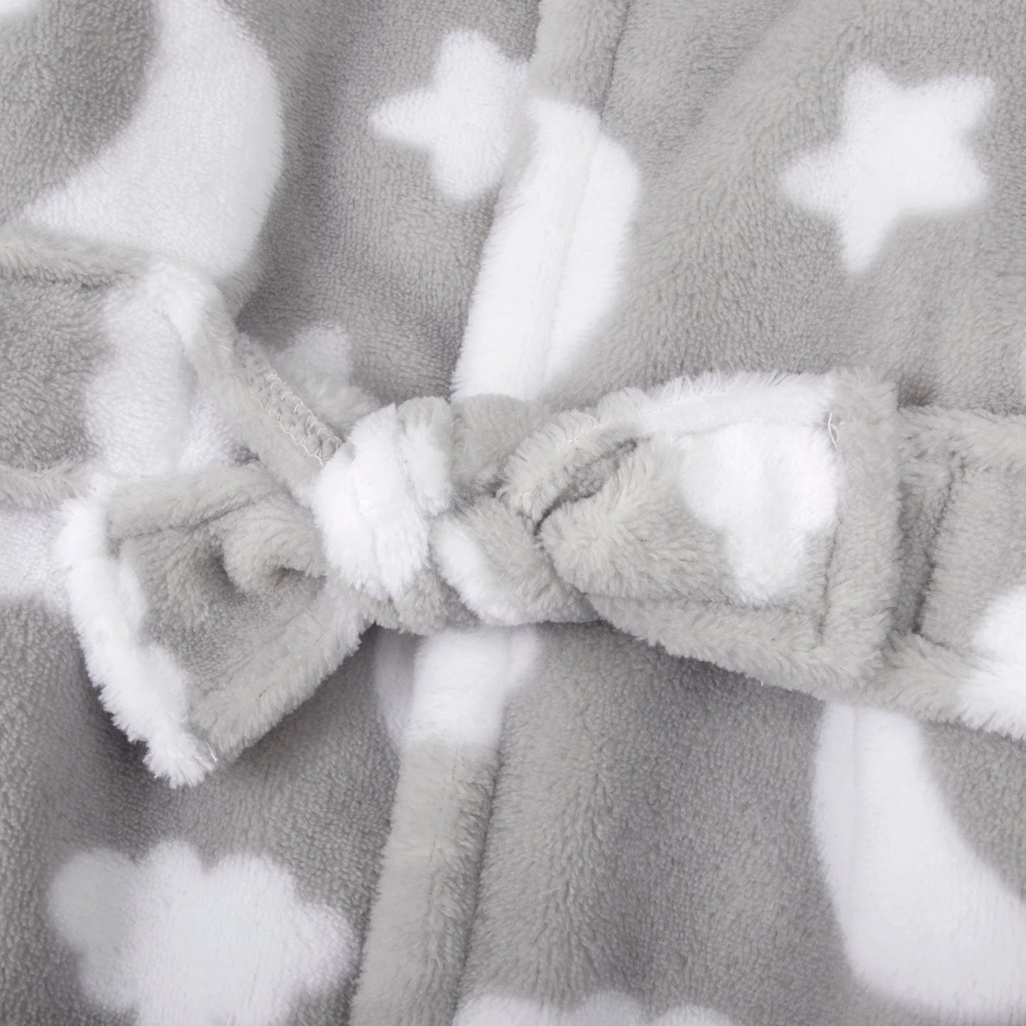 Cloudy Sky Toddler Robe - Grey
