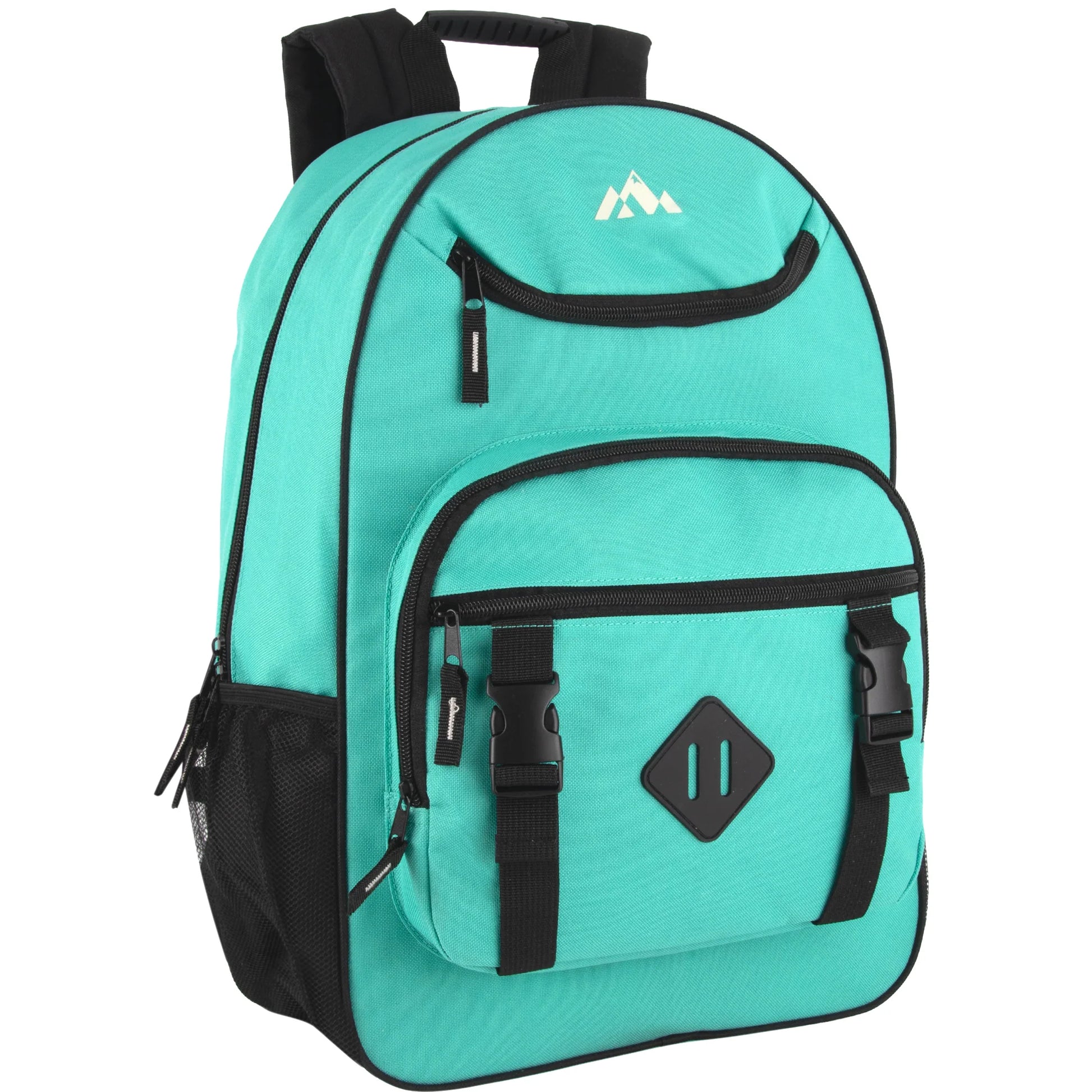 18 Inch Double Buckle Backpack with Laptop Section - 3 Colors