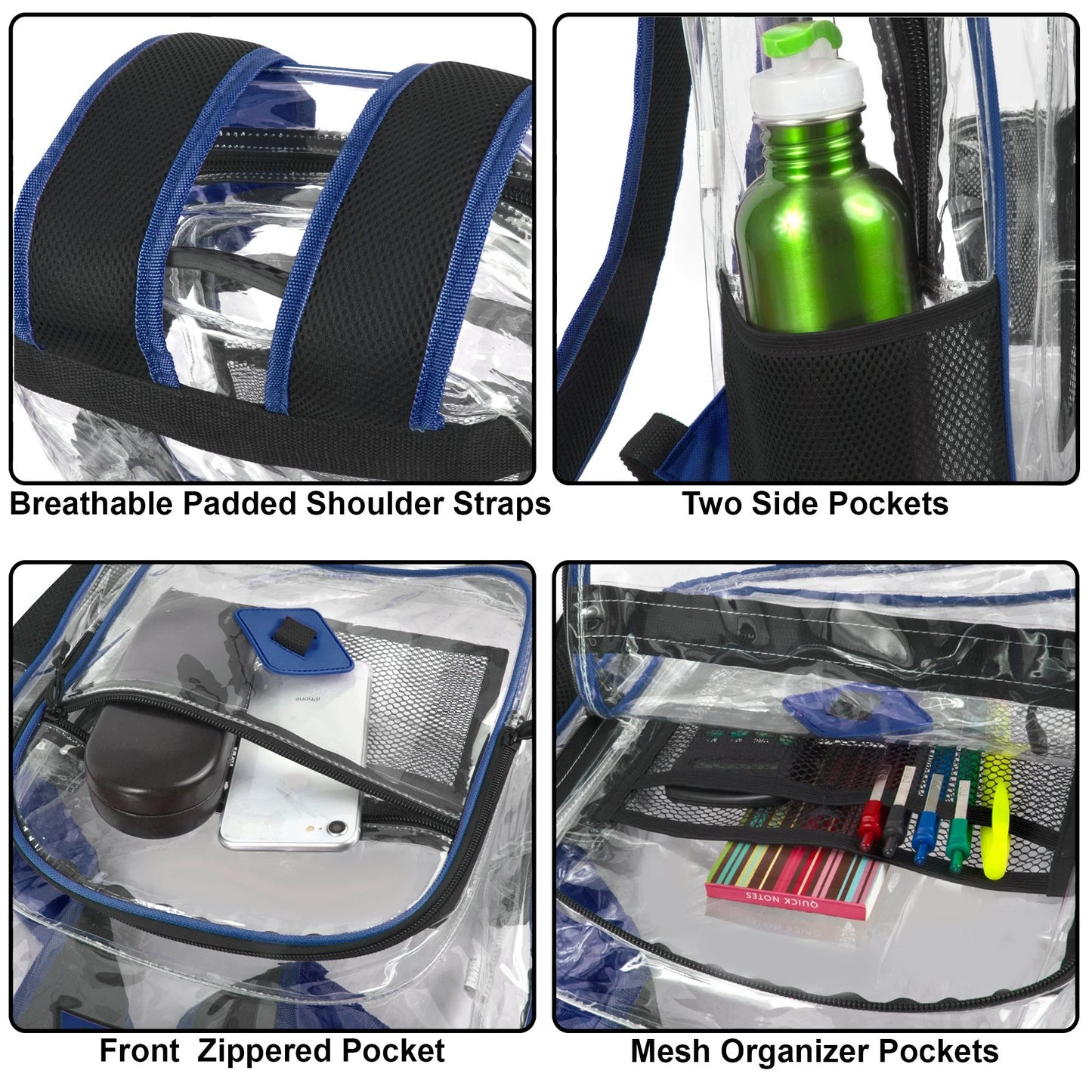 18-Inch Summit Ridge Clear Backpack