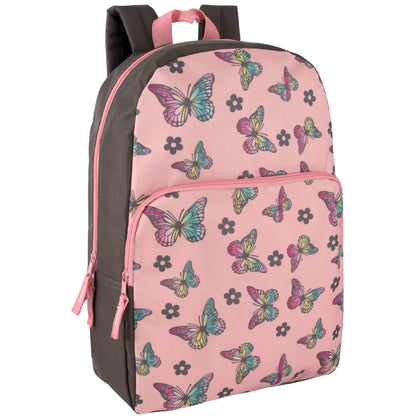 17-Inch Printed Backpack