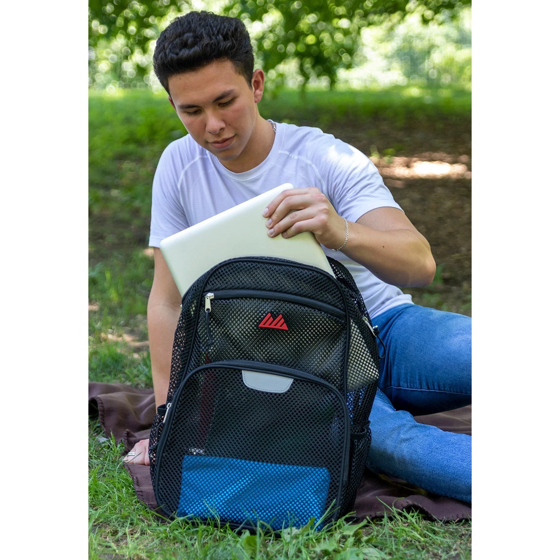 18 Inch Pro Jersey Reflective Mesh Backpack - 4 Colors