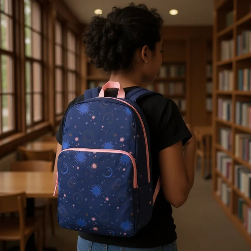 17-Inch Printed Backpack