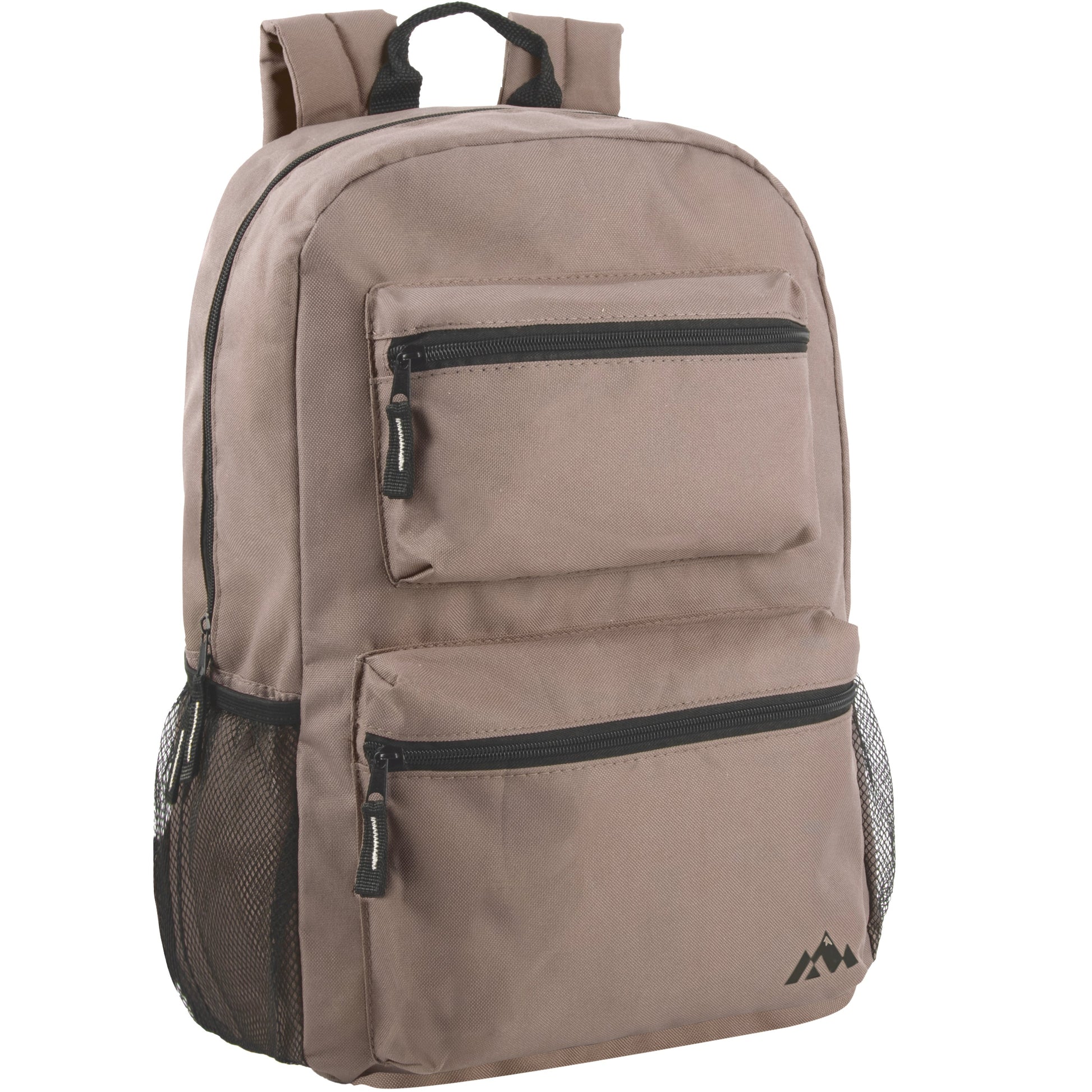 17 Inch Double Front Pocket Backpack - 4 Colors