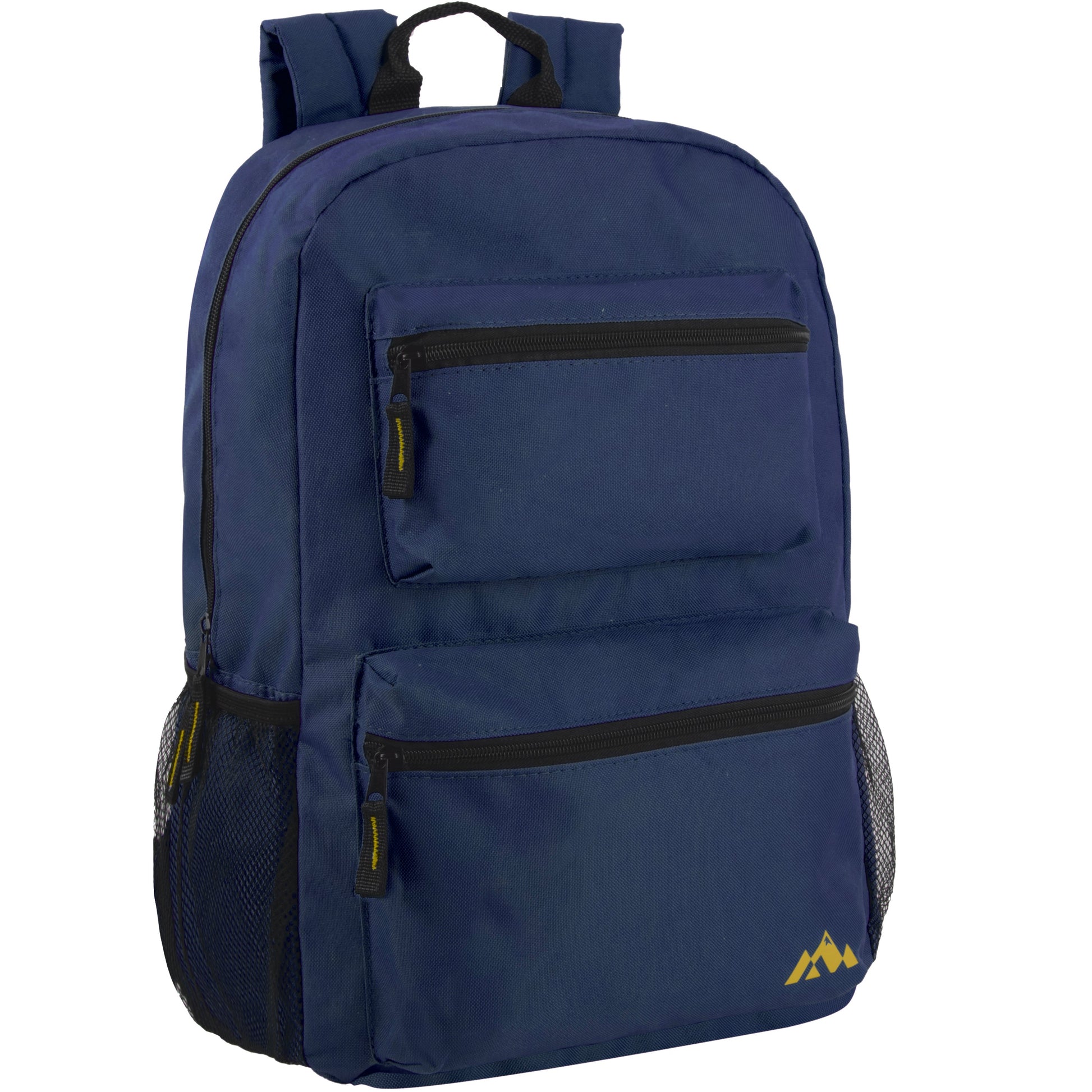 17 Inch Double Front Pocket Backpack - 4 Colors