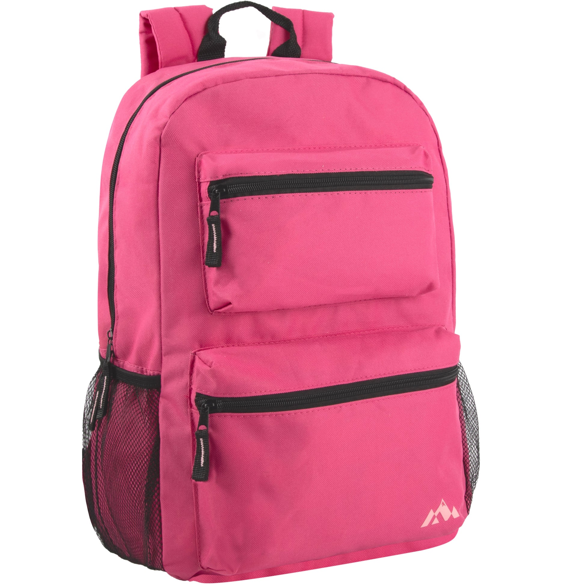 17 Inch Double Front Pocket Backpack - 3 Pastel Colors