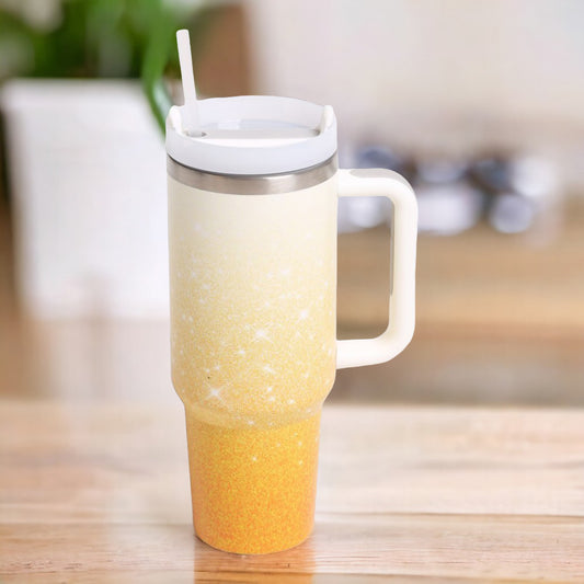 Mustard 40oz Double Wall Tumbler