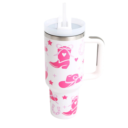Western Horseshoe 40oz Tumbler