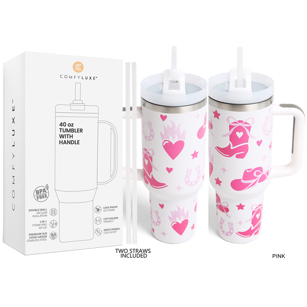 Western Horseshoe 40oz Tumbler