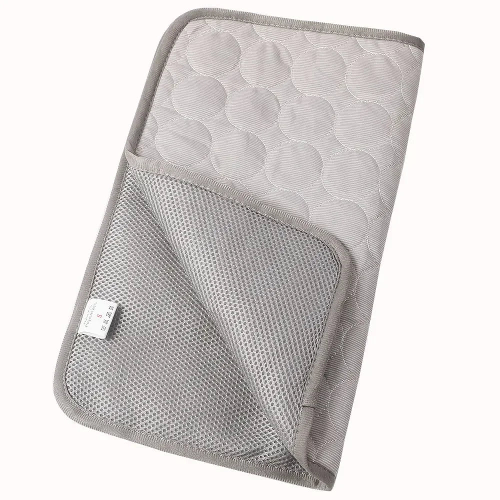 Pet Ice Silk Cooling Mat for Summer Comfort