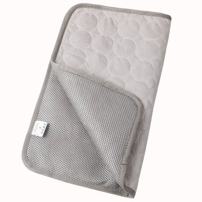 Pet Ice Silk Cooling Mat for Summer Comfort