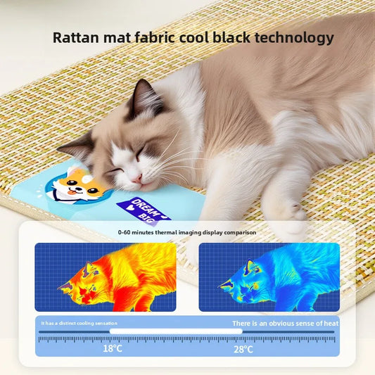 Pet Ice Silk Mat – Cooling Comfort for Dogs and Cats in Hot Weather