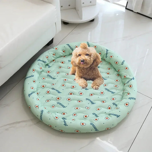 Pet Bed Ice Silk Bed – Cool and Comfortable Summer Lounger for Pets