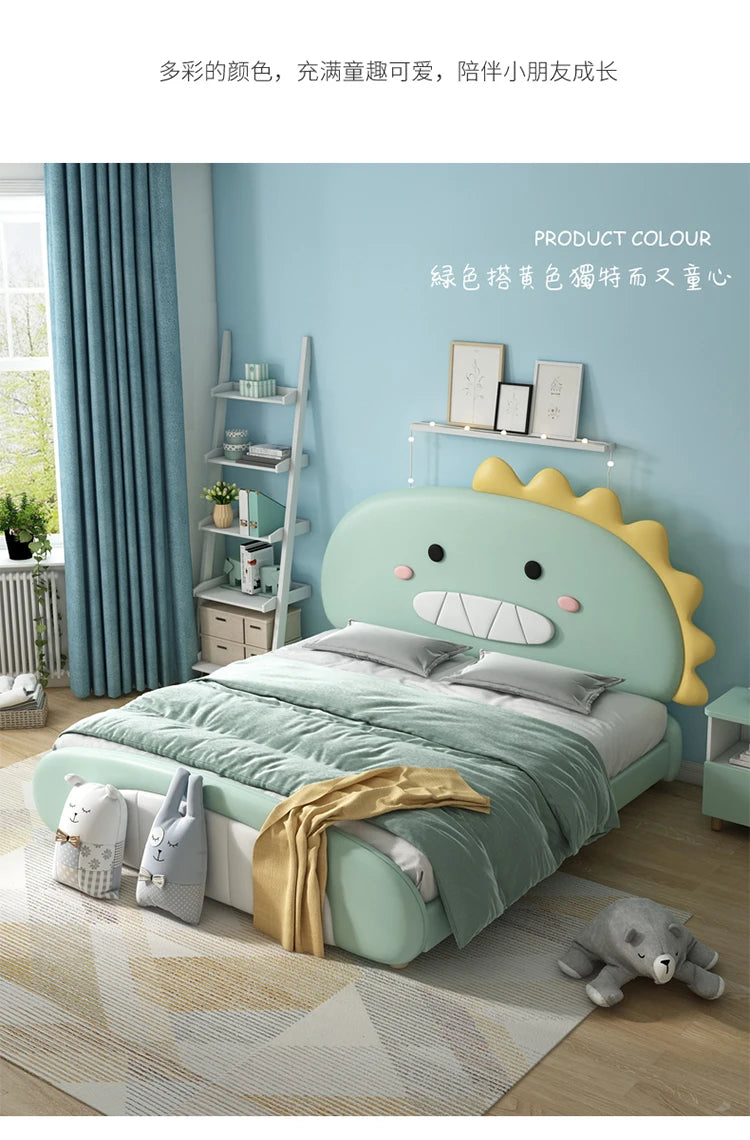 Cute Unique Modern Children's Bed Animal Shape House Light Luxury