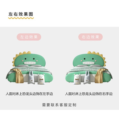 Cute Unique Modern Children's Bed Animal Shape House Light Luxury