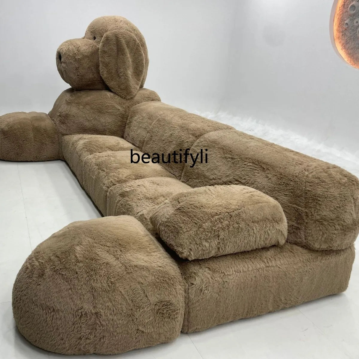Teddy Dog Animal Sofa Plush Creative Apartment Size