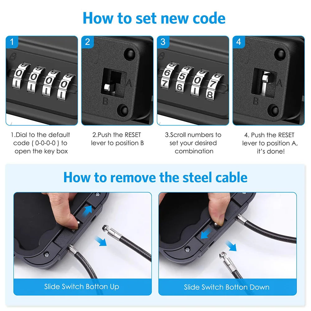 Portable Safe Box Travel Safe Box Security Lockbox