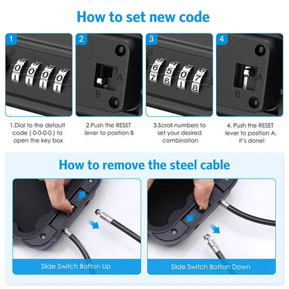 Portable Safe Box Travel Safe Box Security Lockbox