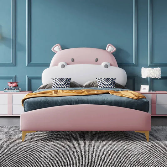 Horse Baby Boy Children's Bed Technology Cloth Modern Gray