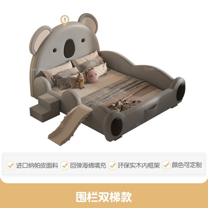 Modern Kids Double Bed Luxury Girls Boys Queen Frame