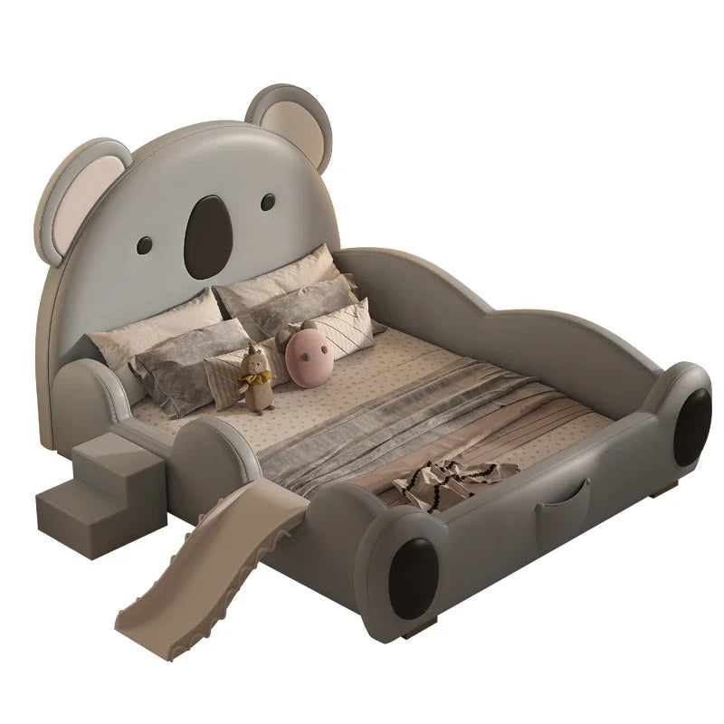Modern Kids Double Bed Luxury Girls Boys Queen Frame