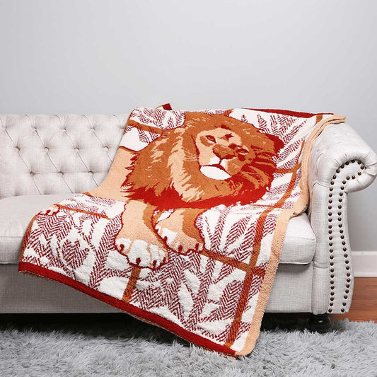 Lion Throw Blanket