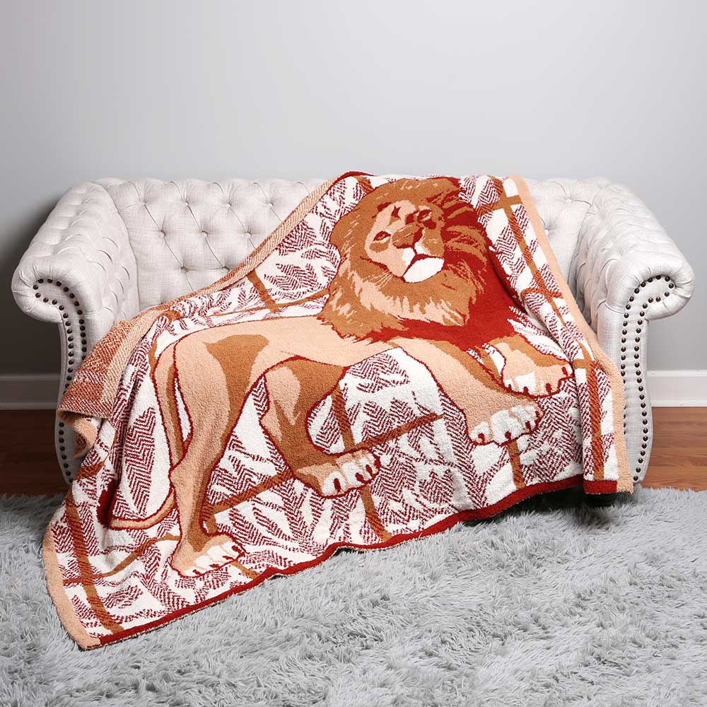 Lion Throw Blanket