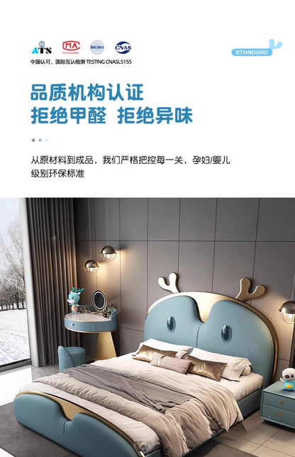 Sex Queen Bed Frames With Headboard Bedroom Furniture (180X200cm)
