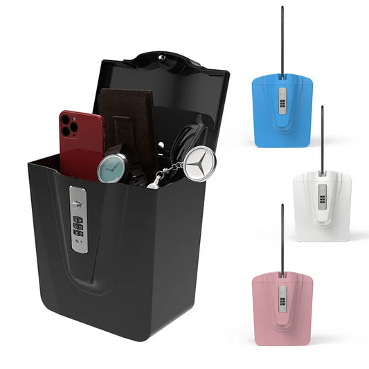Summer Portable Color Beach Safe Box 3-digit Lock, Steel Wire