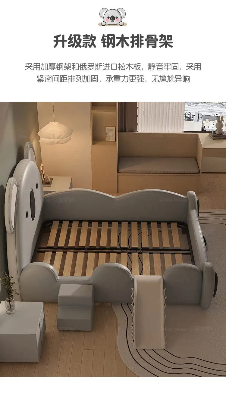 Modern Kids Double Bed Luxury Girls Boys Queen Frame