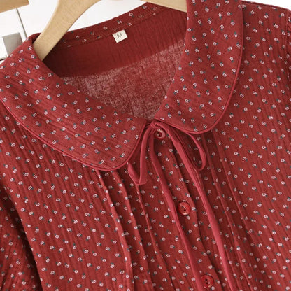 100% Cotton Pajama Set – Breathable & Soft Sleepwear for Women
