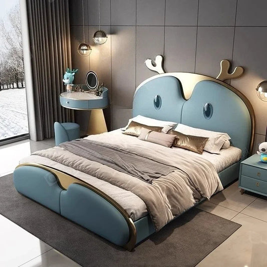 Sex Queen Bed Frames With Headboard Bedroom Furniture (180X200cm)