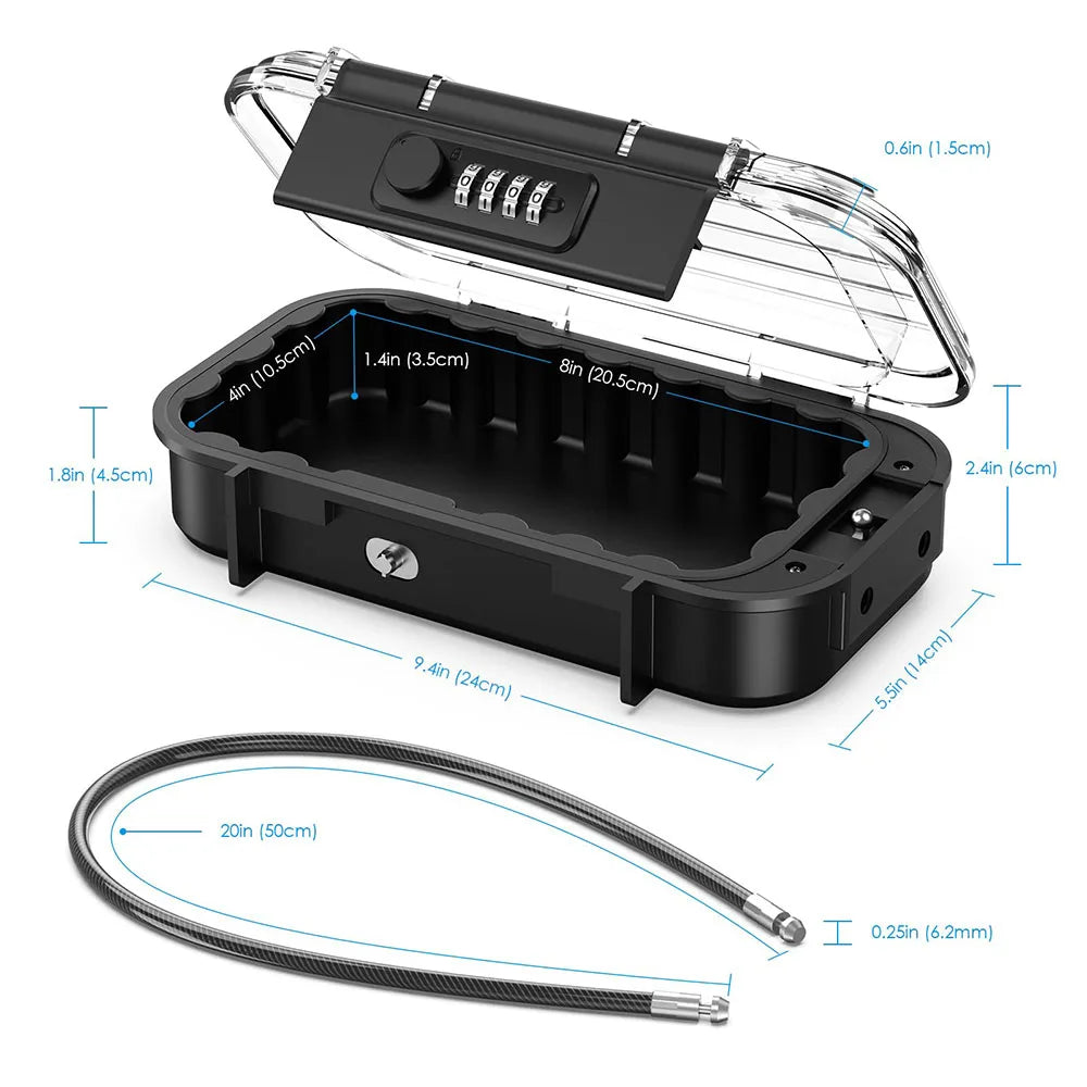 Portable Safe Box Travel Safe Box Security Lockbox