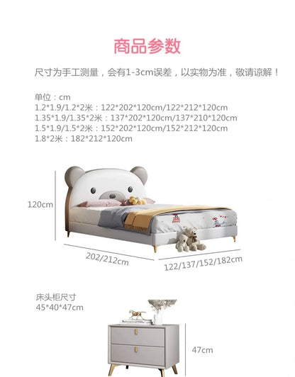Luxury Beauty Bed Bedroom Double Headboards Modern Design