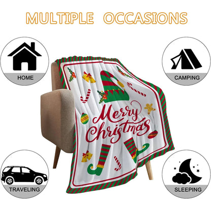 Christmas Throw Blanket for Couch, Bed, or Gifting