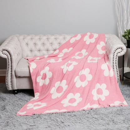 Retro Throw Blanket – Cozy Vintage-Inspired Throw for Couch, Bed & Travel