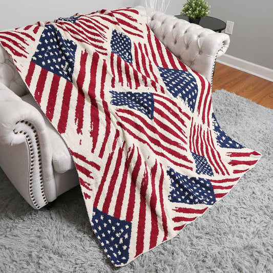 American Flag Blanket