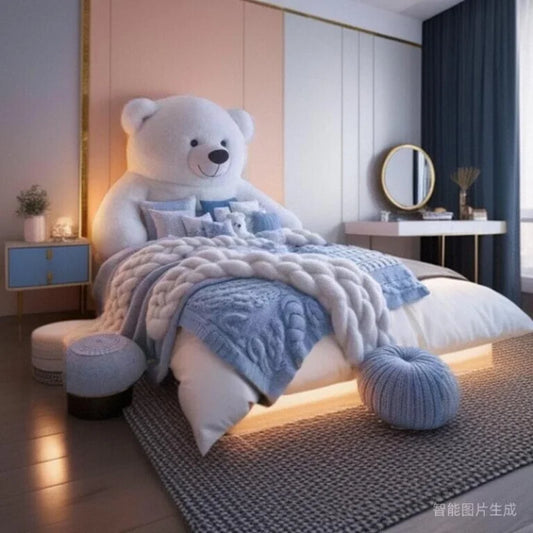 Cute Plush Bear Bed for Cozy and Fun Kids’ Sleeping Spaces - Bulk