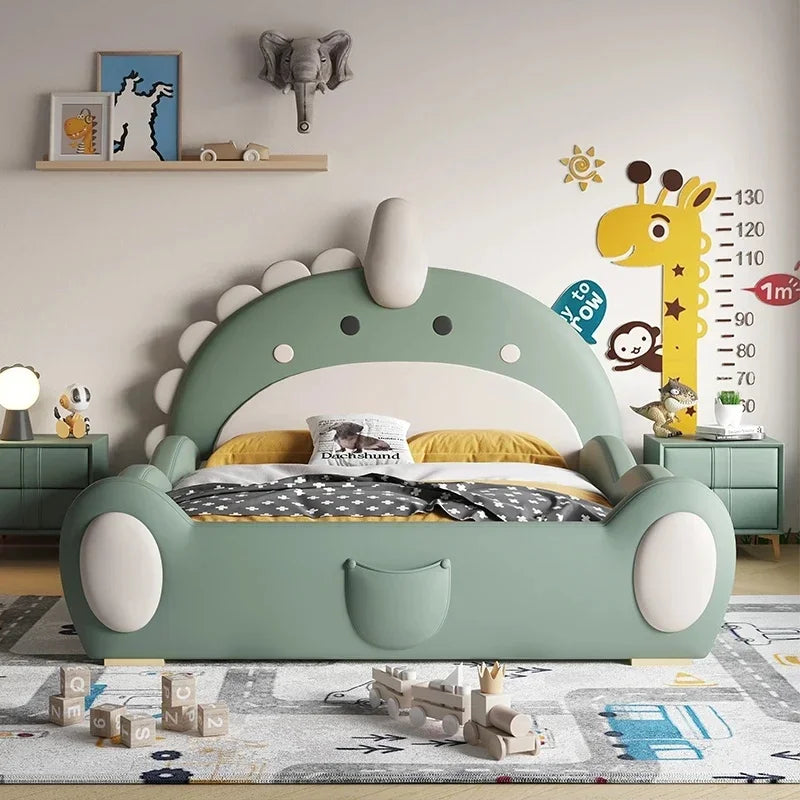 Modern Compact Double Bed Frame for Kids - Luxury Loft Design