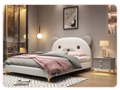 Luxury Beauty Bed Bedroom Double Headboards Modern Design