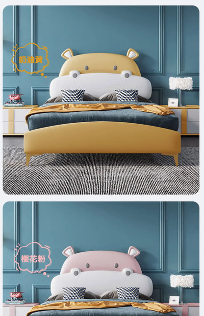 Horse Baby Boy Children's Bed Technology Cloth Modern Gray