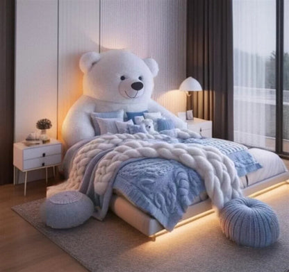 Cute Plush Bear Bed for Cozy and Fun Kids’ Sleeping Spaces - Bulk