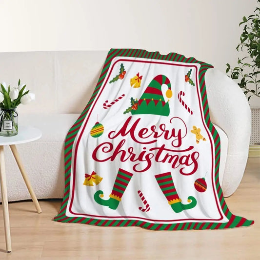 Christmas Throw Blanket for Couch, Bed, or Gifting