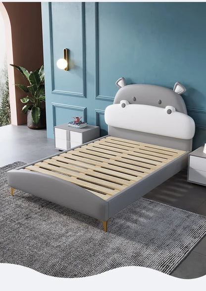 Horse Baby Boy Children's Bed Technology Cloth Modern Gray